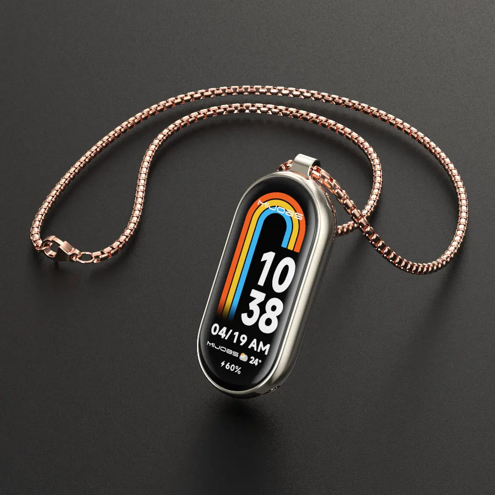 Mi Band 9 10 Strap Necklace for Xiaomi Smart Band 8 Bracelet Miband 9 Smart Watch Neck Decoration Pendant Mi Band 8 Accessories
