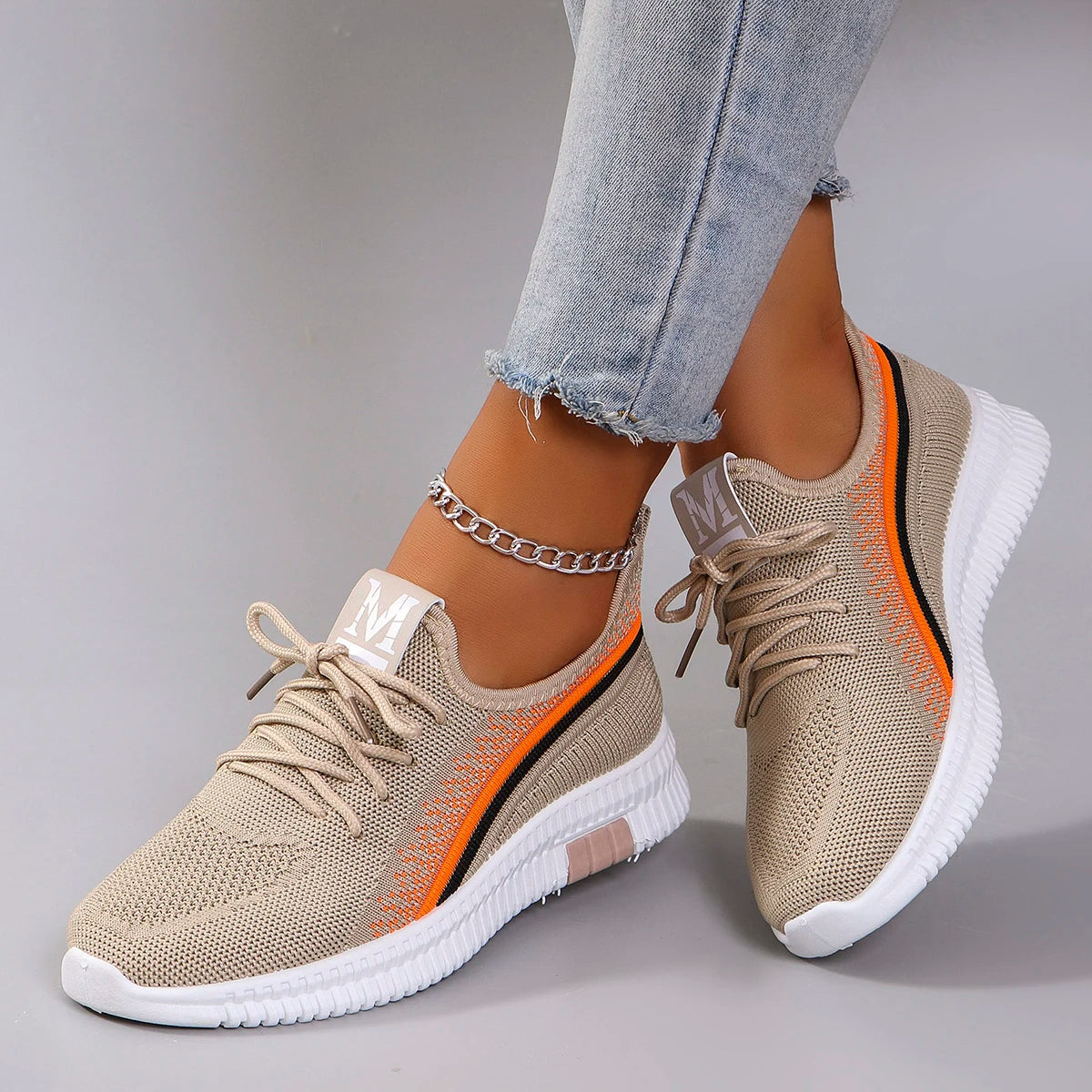 Women Sneakers breathable mesh flat shoes，women's shoes，casual sneakers shoes, clearance free shipping