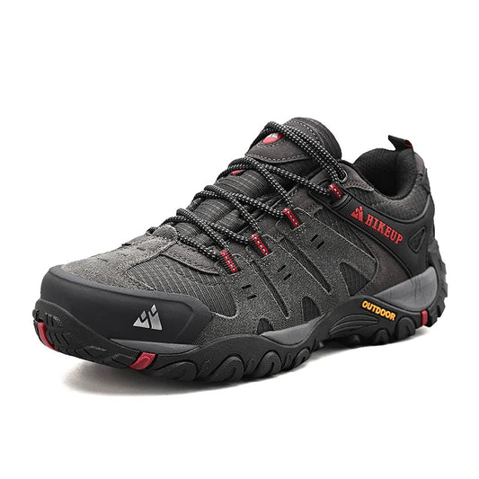 Sneakers Men's Hiking Shoes Suede Leather Outdoor Shoes Wear-resistant Men Trekking Walking Hunting Tactical Sneakers
