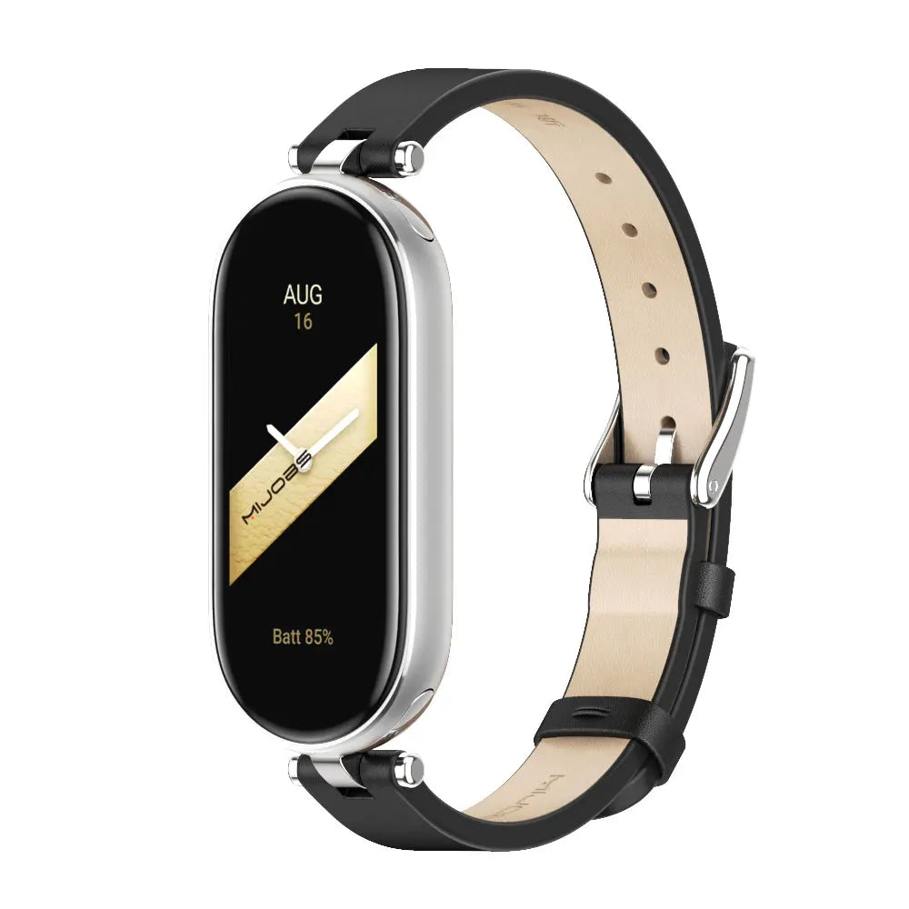 Strap for Mi Band 10 9 8 7 6 5 4 3 Watchband for Xiao mi Smart Band 9 Strap for Mi Band 8 Leather Wristband For Mi Band 7 Correa