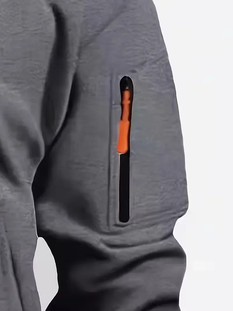 Men's Hooded Outdoor Warm Workwear Casual Sweatshirt  Comfortable Streetwear Fashion Men's Sweatshirt 1/2piecs