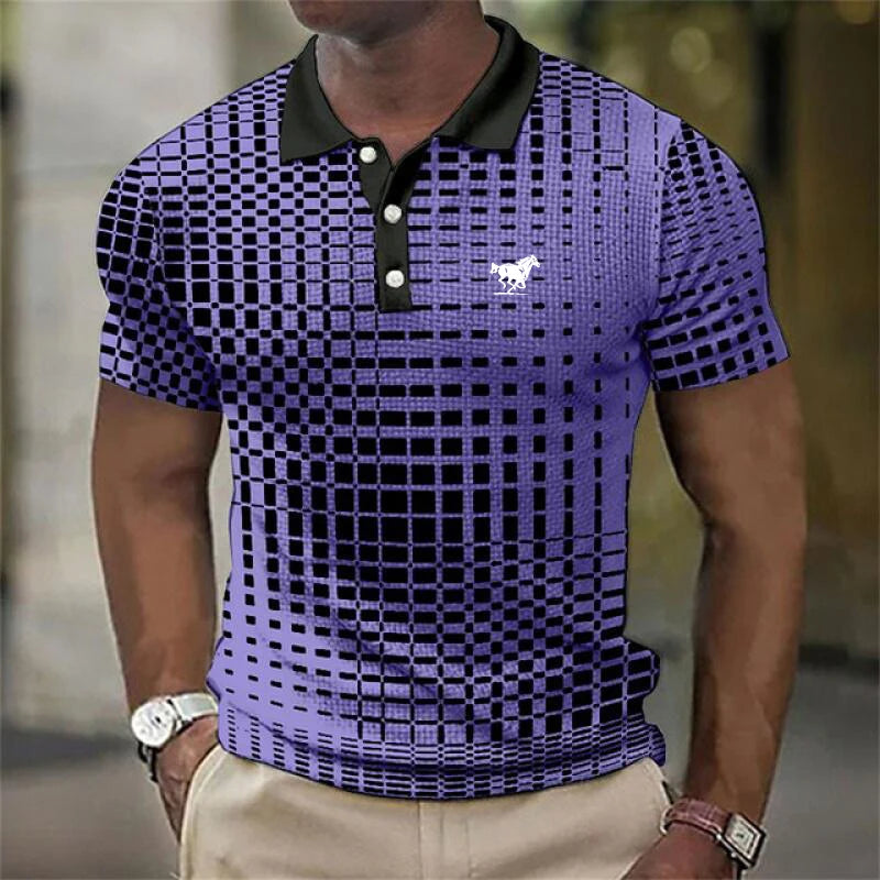 Polo New Trending Men Summer Short Sleeve Fashion Casual Polo Shirt .