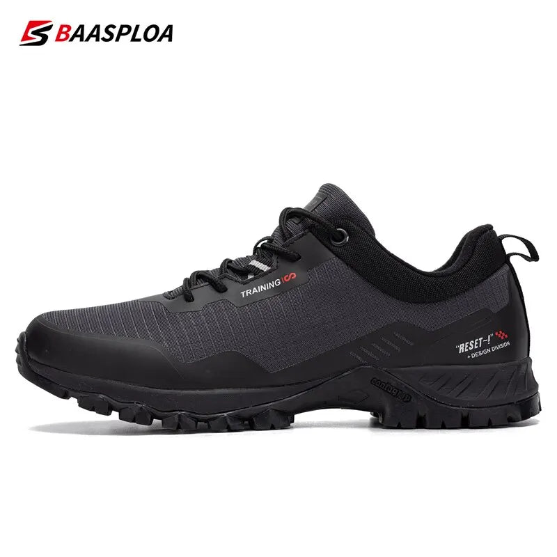 Sneakers New Men Anti-Skid Wear Resistant Hiking Shoes Fashion Waterproof Outdoor Travel Shoes Sneaker Comfortable Male Shoes