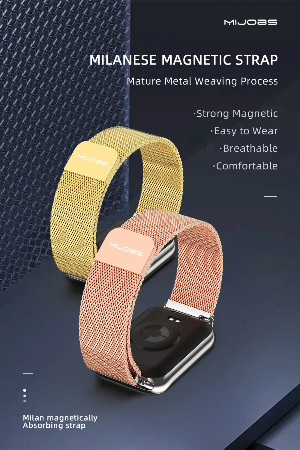 For Mi Band 9 Pro Strap for Mi Band 8 Pro Wristband for Xiao mi Smart Band 8 Pro Bracelet Global Version Metal Watch Band