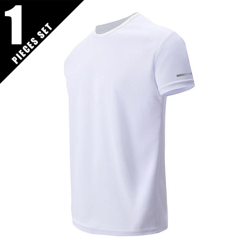T-shirts  Men's Summer Quick-drying Sports Fashion Printed Short-sleeved Teens Loose and Comfortable Running Fitness Joker T-shirt