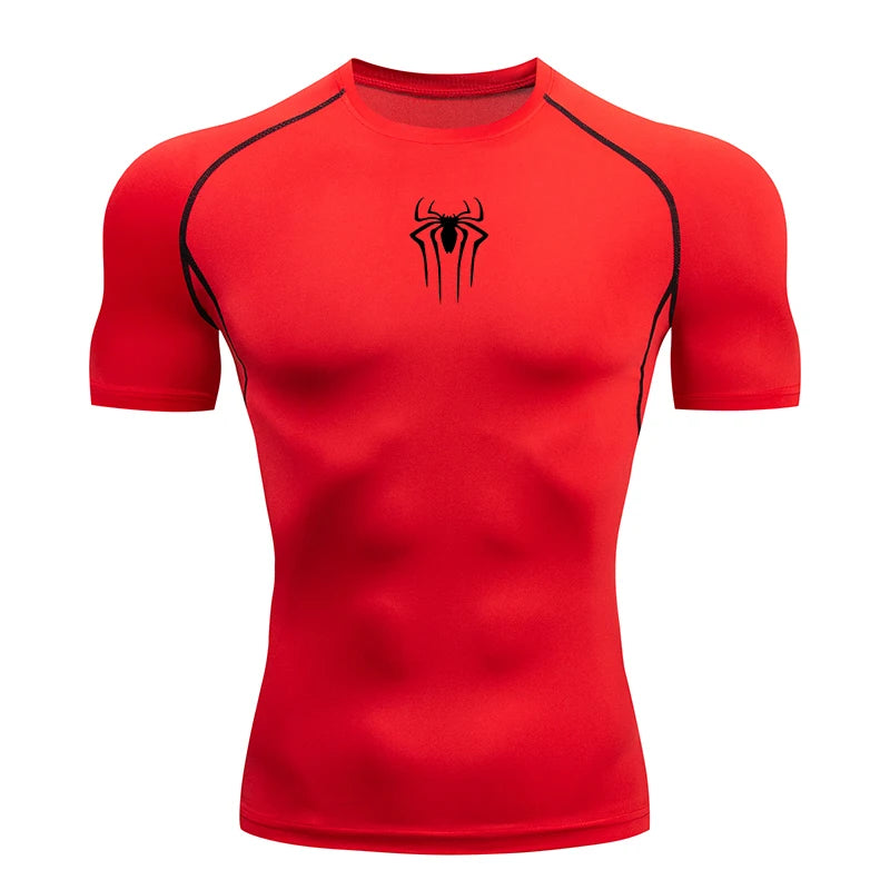 T Shirt Men Short Sleeve Sport Tees Fitness Running Sportsear Men Gym Elastic Quick Dry Jogging T-shirt Tops