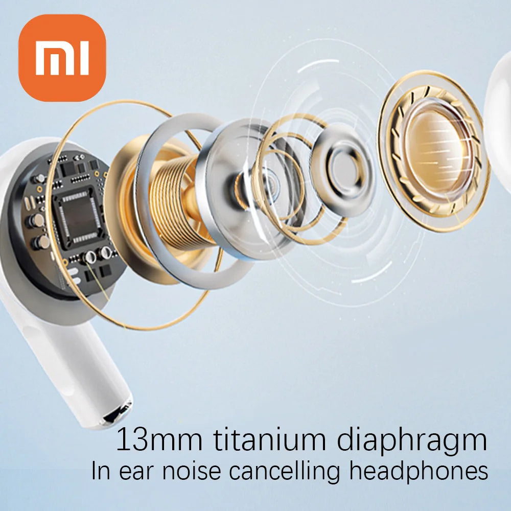 RENOWEARS Bluetooth Earphones touch control Wireless Headphones hi-fi stereo Headset In-ear Noise Reduction Earbuds HD Mic