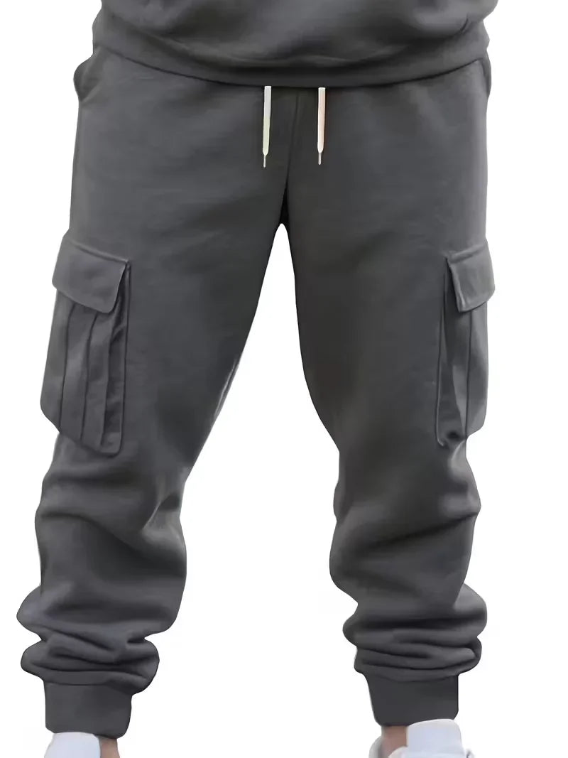 Men's Hooded Outdoor Warm Workwear Casual Sweatshirt  Comfortable Streetwear Fashion Men's Sweatshirt 1/2piecs