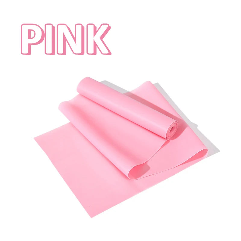 EQP Yoga Pilates Elastic Resistance Band Fitness Training Band 150cm Fitness Elastic Rubber Gym Natural Rubber