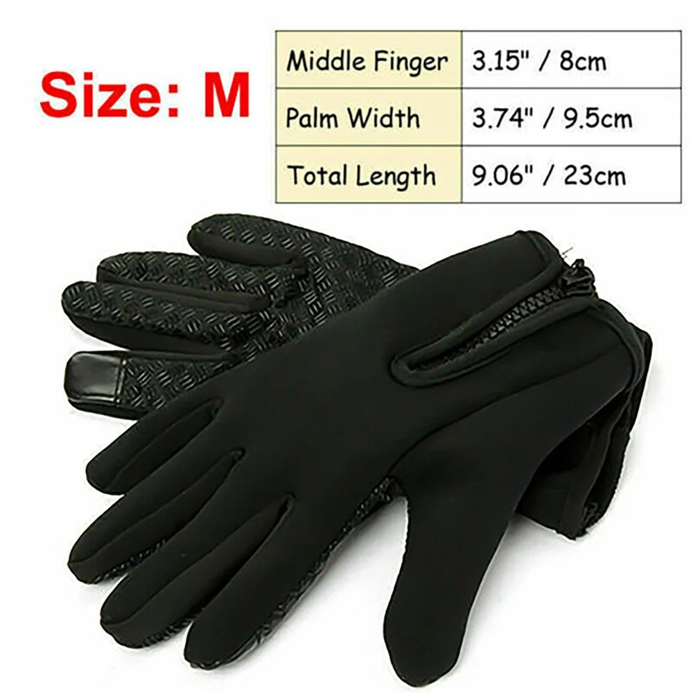 Winter Gloves Men Women Touchscreen Warm For Cycling Driving Motorcycle Cold Gloves Windproof Non Slip Gloves S-XL
