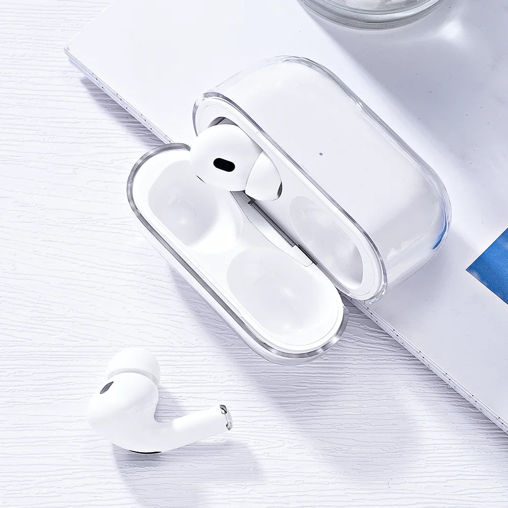 Transparent PC Earphone Case For Airpods Pro 3 Generation 2025 Cases Hard Clear Headphone Cover For Airpods 4 3 Pro 2 2nd Pro2