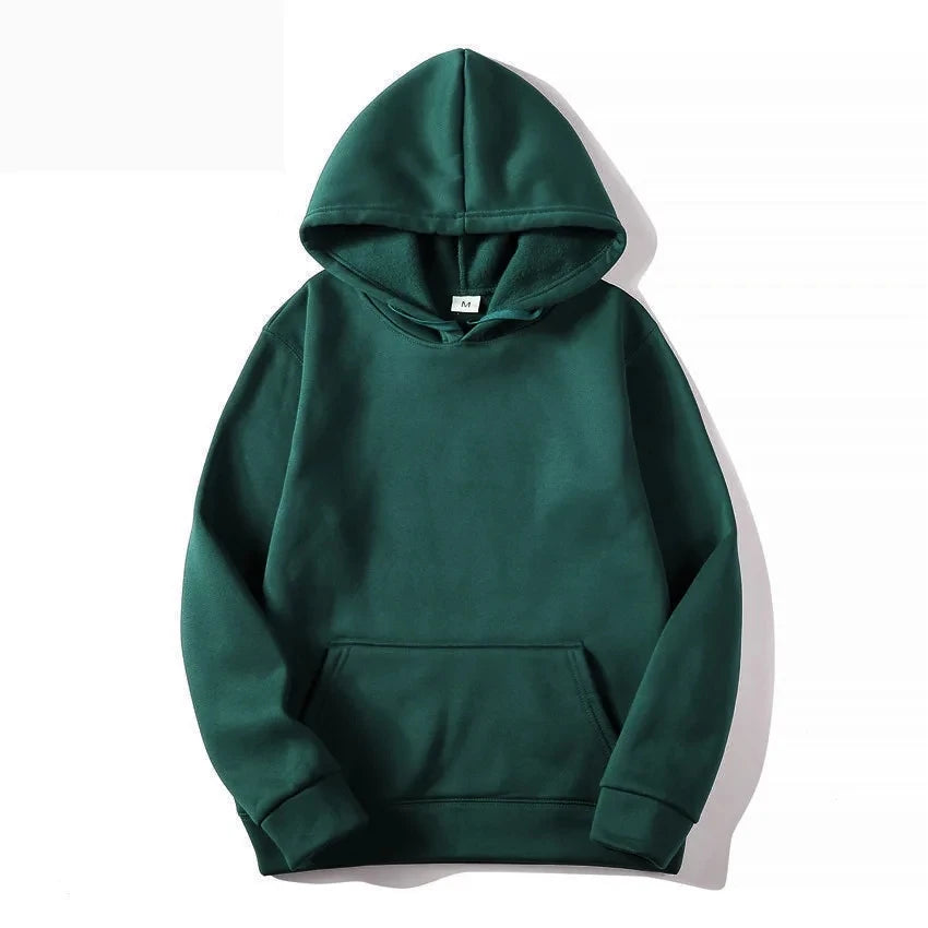 JUMPER Solid Color Men's Hoodie Warm Men's Sportswear Fashion Street Wear Casual Men's Loose Breathable Hoodie Brand Hoodie
