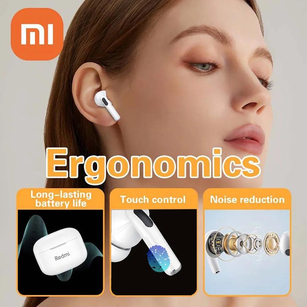 RENOWEARS Bluetooth Earphones touch control Wireless Headphones hi-fi stereo Headset In-ear Noise Reduction Earbuds HD Mic