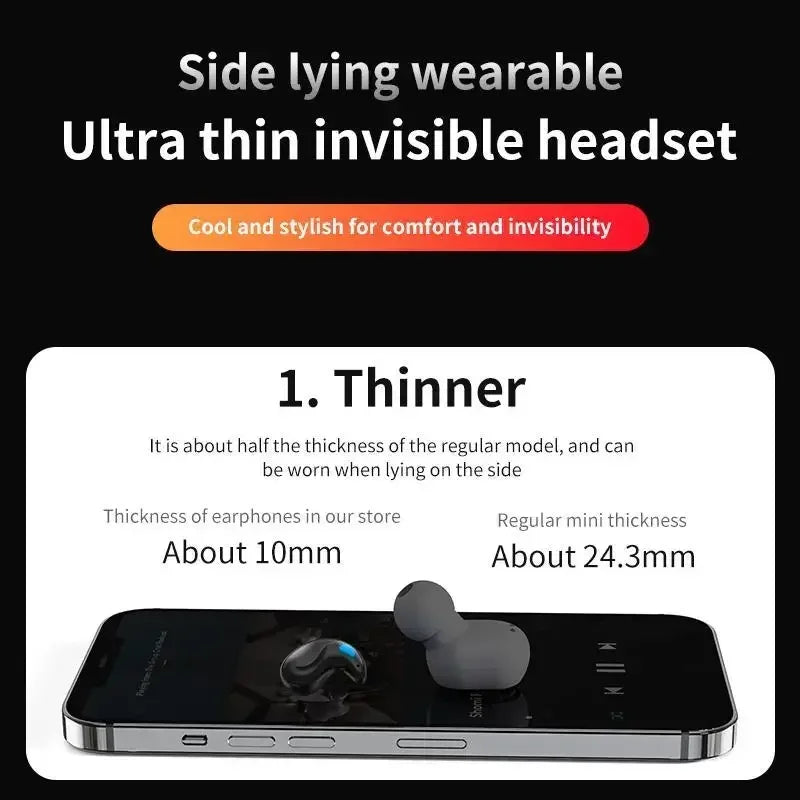 X55 TWS Mini Earpods BT5.3 Wireless Earphone IPX5 Headphones Noise Reduction Sport Bluetooth Earbuds Stereo Music Headset