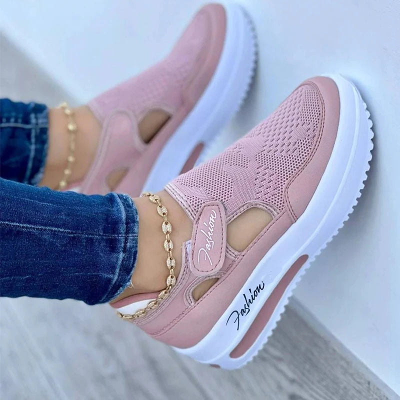 Women Sneakers Shoes Woman Tennis Shoes Canvas Shoe Female Casual Shoes Ladies Sport Shoes Platform Sneaker Hollow Out Shoes