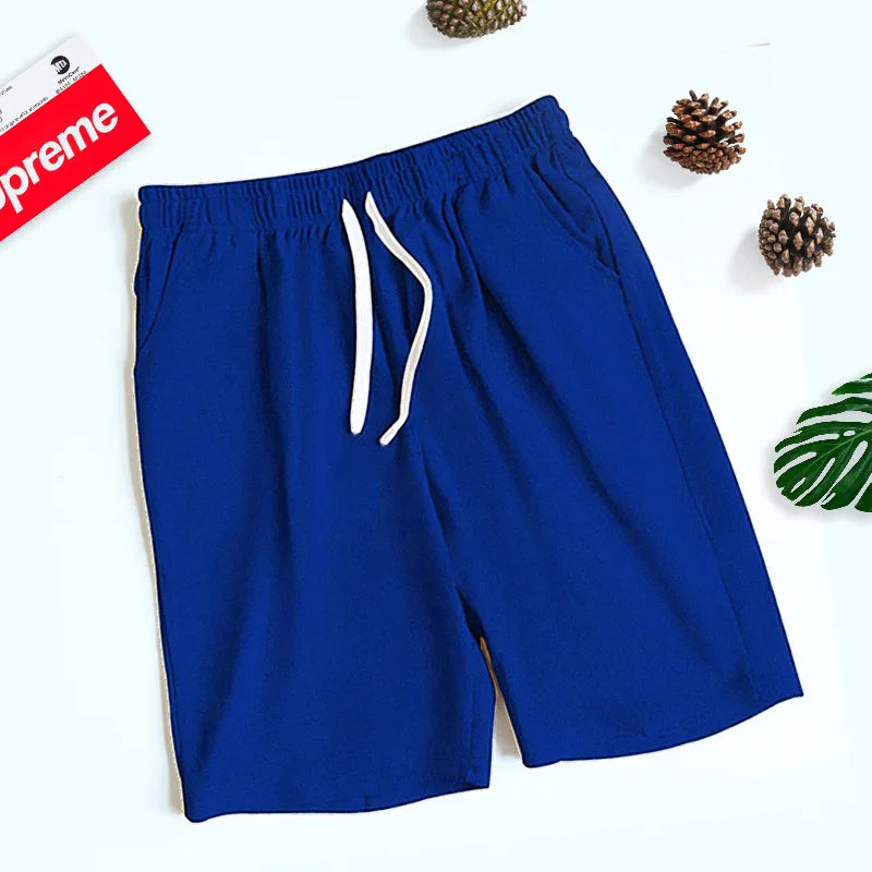 Men Summer Swim Shorts Swimwear Trunks Swimsuits Quickly Dry Surf Beach Board Elastic Waist Swim Pants Surffing Shorts with Mesh