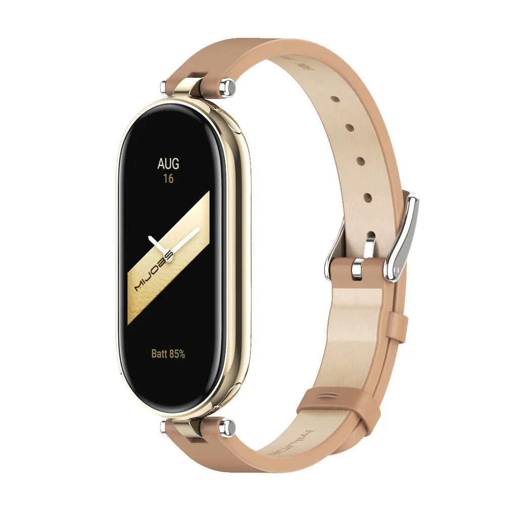 Strap for Mi Band 10 9 8 7 6 5 4 3 Watchband for Xiao mi Smart Band 9 Strap for Mi Band 8 Leather Wristband For Mi Band 7 Correa