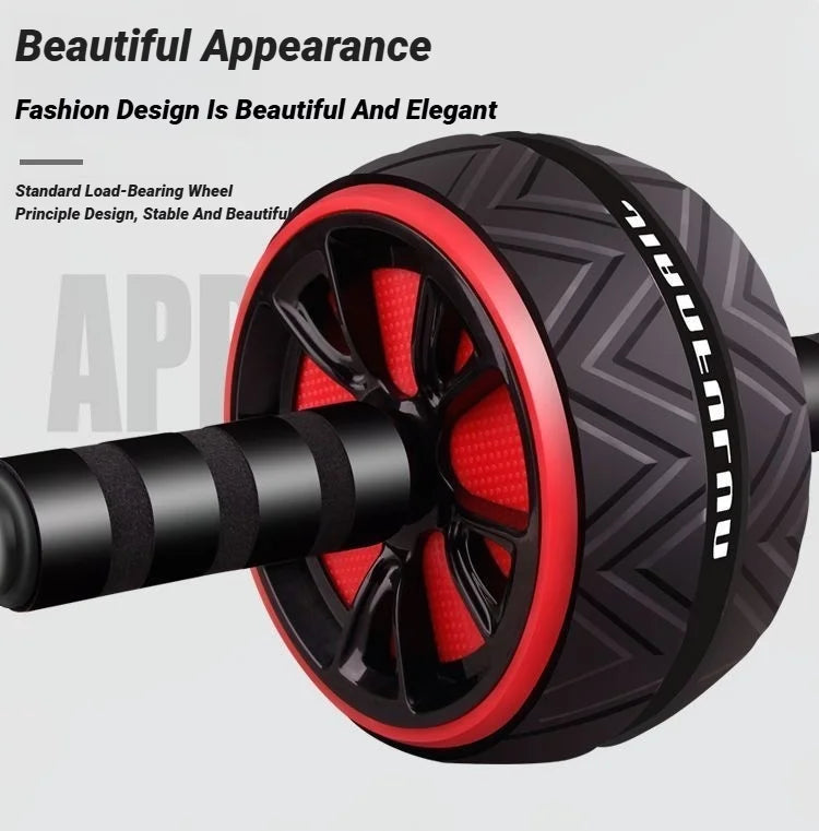 Ab Roller Wheel For Abs Core Workout Non-Slip Home Gym Fitness Equipment Men Women Abdominal Training Exercise