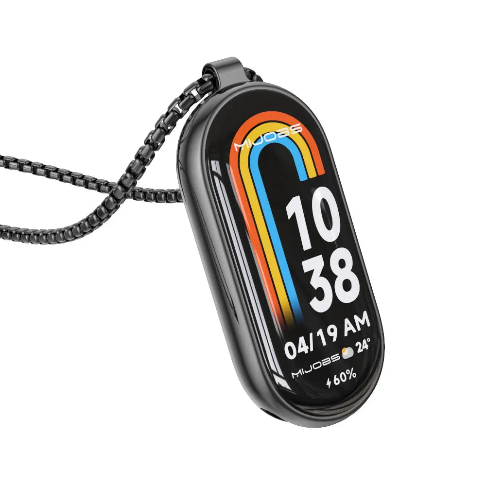 Necklace for Mi Band 10 9 8 7 6 5 4 3 Smart Bracelet Strap for Mi Band 9 Metal Wristband for Mi Band 7 6 Hanging Neck Decoration