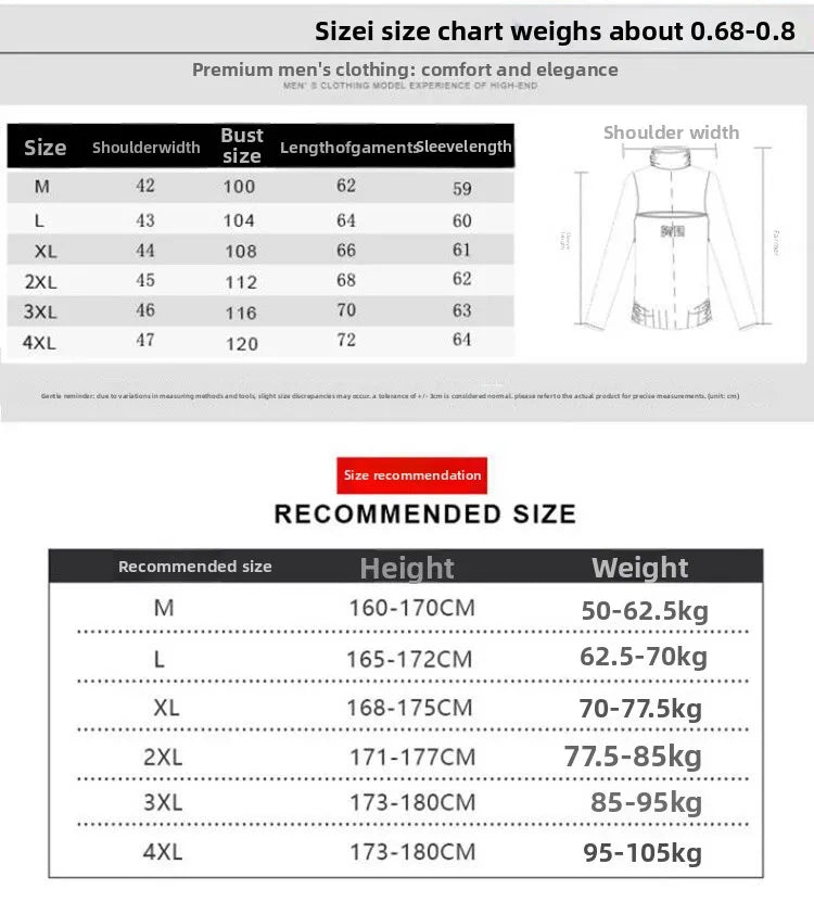 Men's Long Sleeve Knitted Tops Velvet Warmth Casual Autumn Winter Fashion High Collar Multi-Functional Jacket Winter Casual Tops