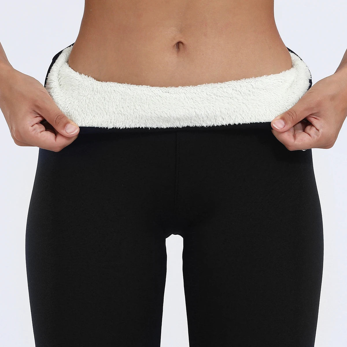 RENOWEARS Winter Warm Women Thick Thicken Leggings Fleece Pants Female Thermal Leggings Tights Sexy Hight Wasit Stretchy