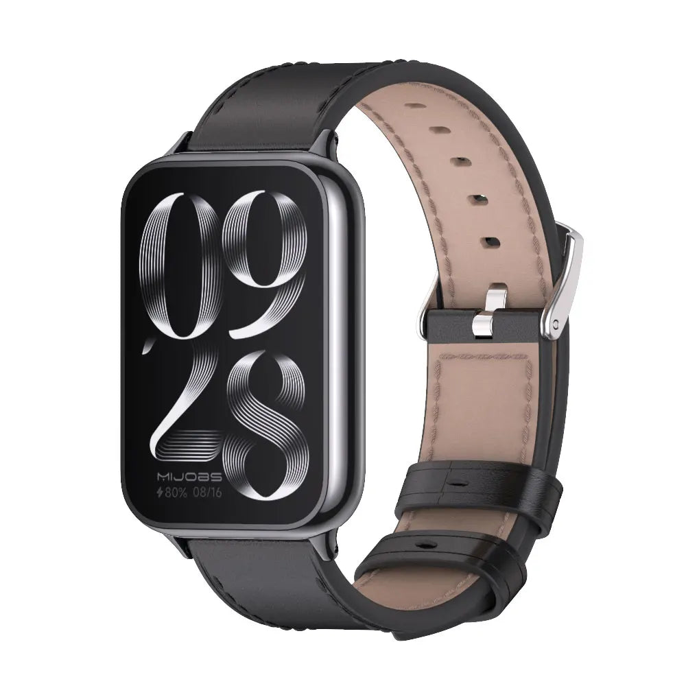 Mi Band 8 9 Pro Strap Leather Strap For Redmi Watch 4 For Xiaomi Mi Smart Band 8 Pro Bracelet Wristband Miband 8 Pro Correa
