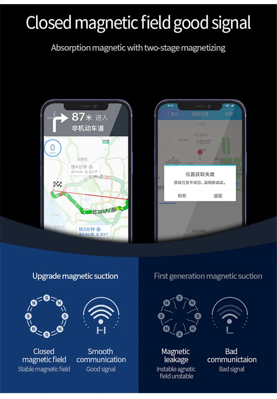 15W Magnetic Wireless Car Charger Air Vent Phone Holder Stand 15W Fast Charging Car Mount For iPhone 16 15 14 Plus 13 12 ProMax