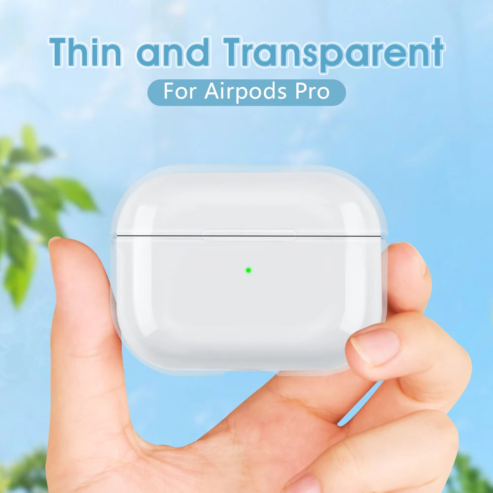 Transparent Earphones Case Hard PC Clear Headphone Cover For Apple Airpods 3 For AirPods Pro 1st 2nd Generation Protective Case
