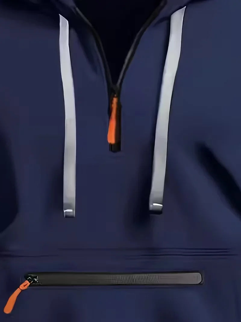 Men's Hooded Outdoor Warm Workwear Casual Sweatshirt  Comfortable Streetwear Fashion Men's Sweatshirt 1/2piecs