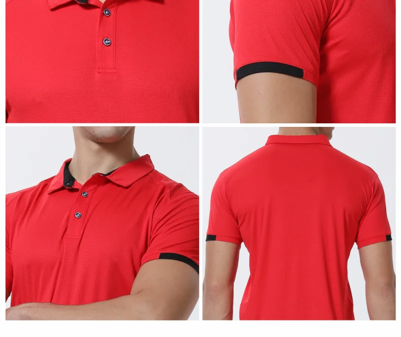 Polo Casual Sports Quick-drying Lapel Short-sleeved POLO Shirt Cycling Suit Fitness Suit For Men