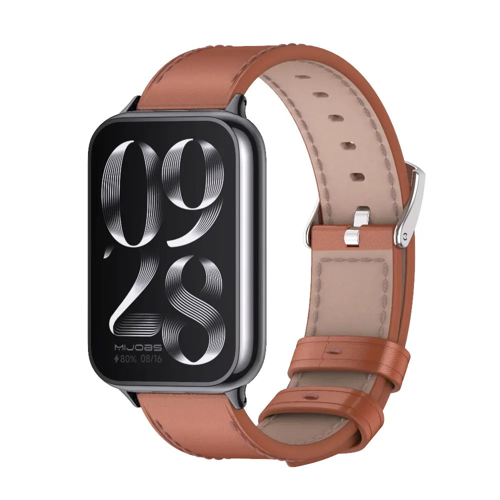 Mi Band 8 9 Pro Strap Leather Strap For Redmi Watch 4 For Xiaomi Mi Smart Band 8 Pro Bracelet Wristband Miband 8 Pro Correa