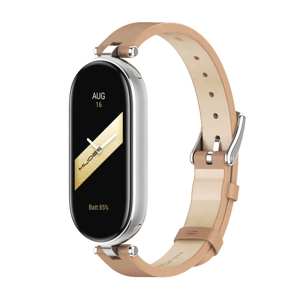 Strap for Mi Band 10 9 8 7 6 5 4 3 Watchband for Xiao mi Smart Band 9 Strap for Mi Band 8 Leather Wristband For Mi Band 7 Correa