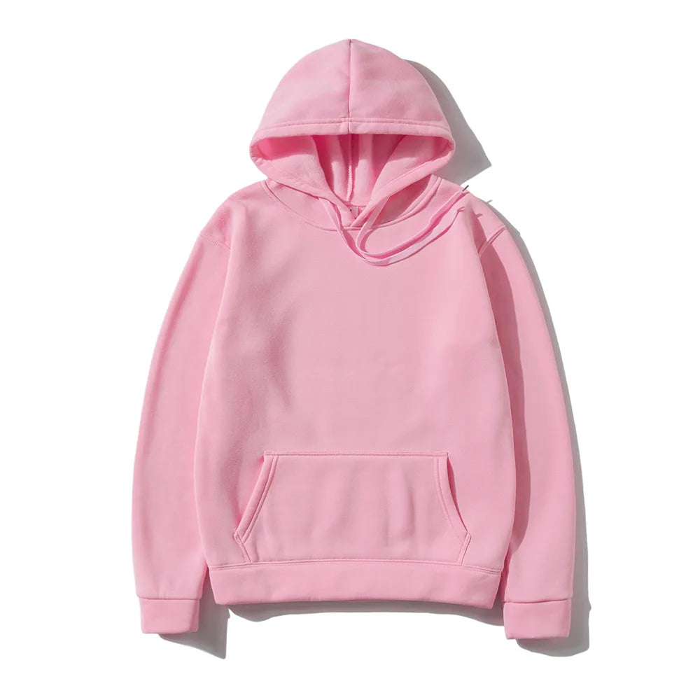 JUMPER Solid Color Men's Hoodie Warm Men's Sportswear Fashion Street Wear Casual Men's Loose Breathable Hoodie Brand Hoodie