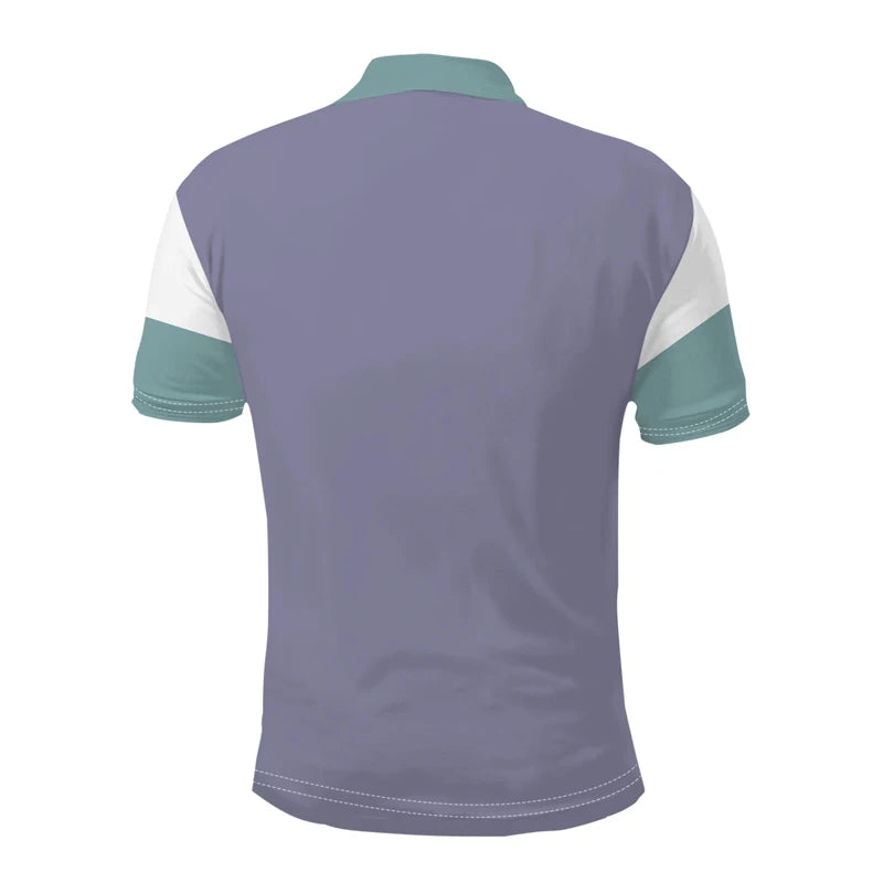 Polo Shirt Men Short Sleeve Casual Golf Polo Shirt