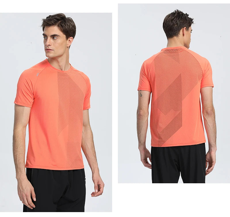 T-shirt Fitness Sports Top Gym Training Shirt Breathable Jogging Casual Sportswear