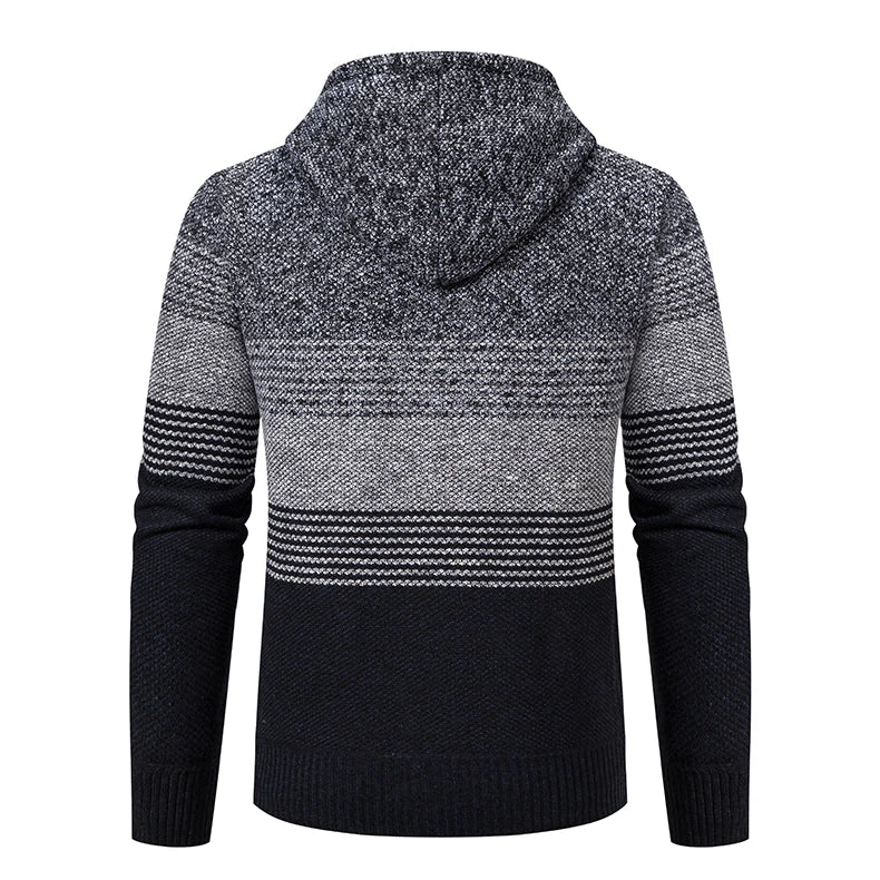 Streetwear Knitted Jacket Trend Hombre Clothing