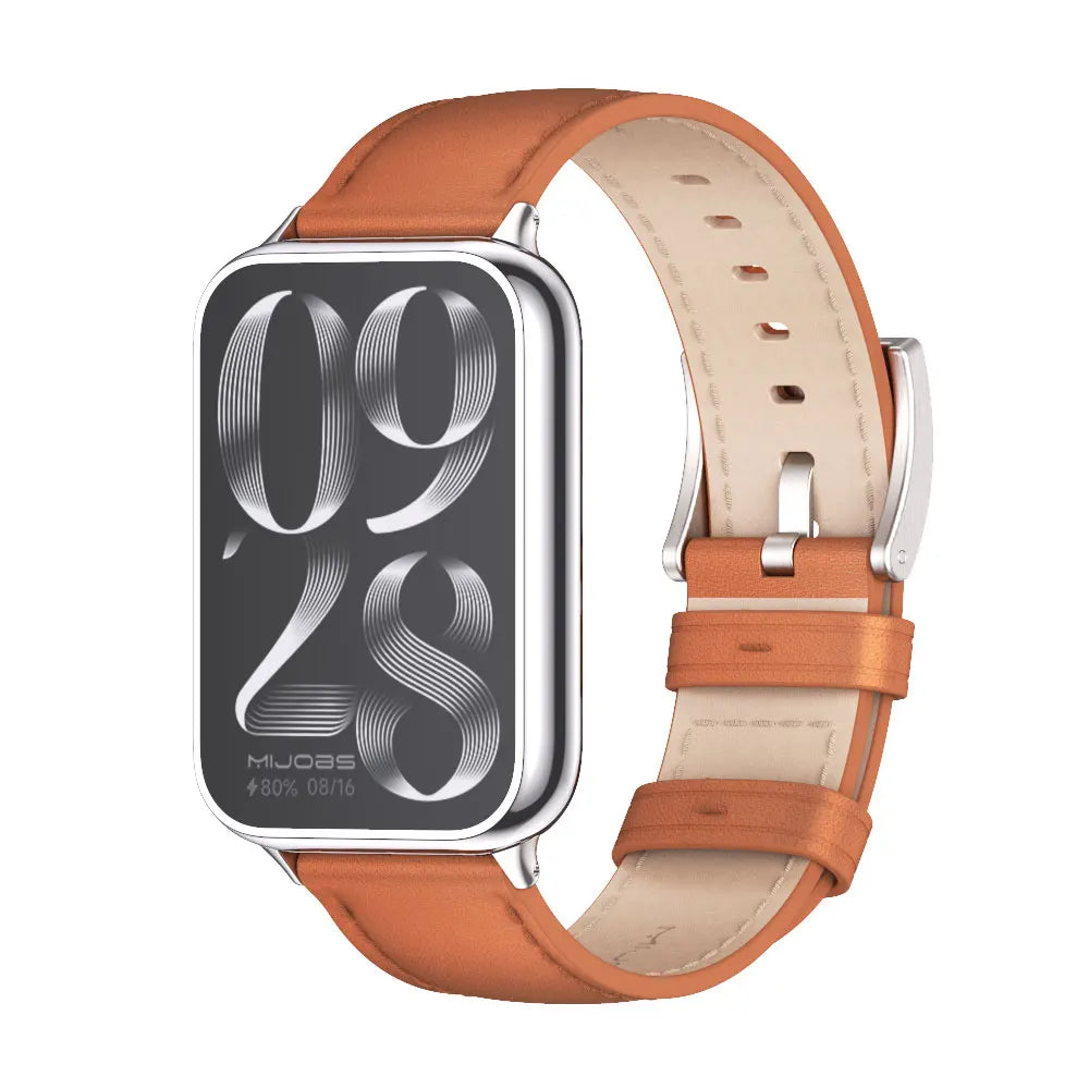 Mi Band 8 9 Pro Strap Leather Strap For Redmi Watch 4 For Xiaomi Mi Smart Band 8 Pro Bracelet Wristband Miband 8 Pro Correa