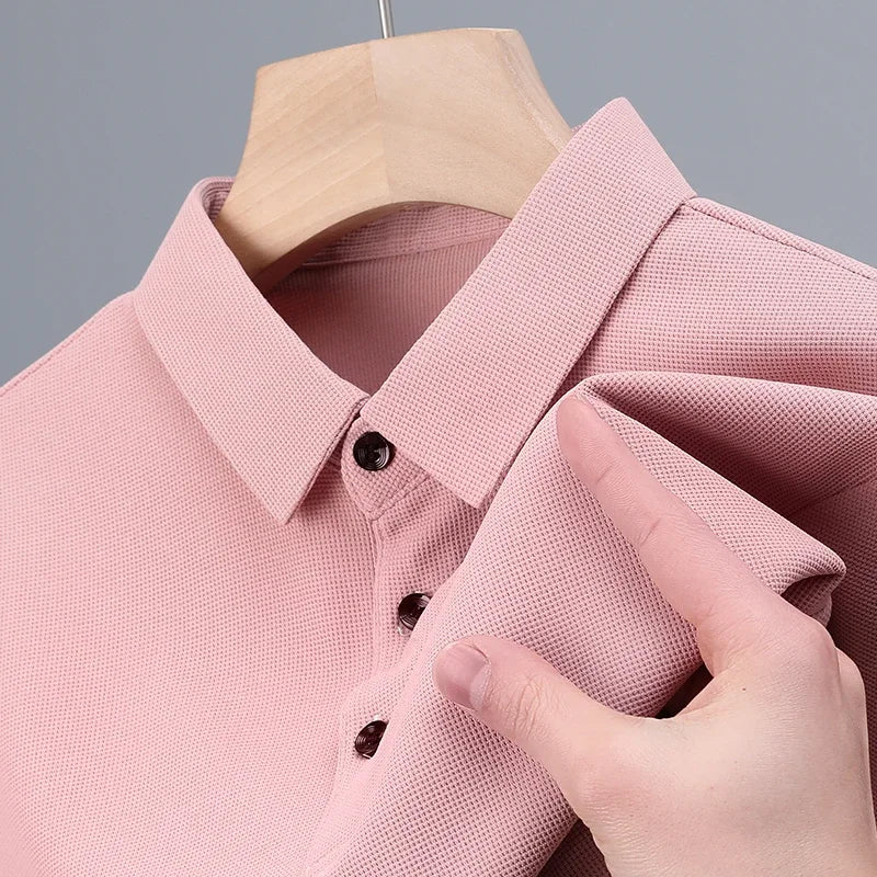 Polo Shirt Summer Breathable Comfortable Top