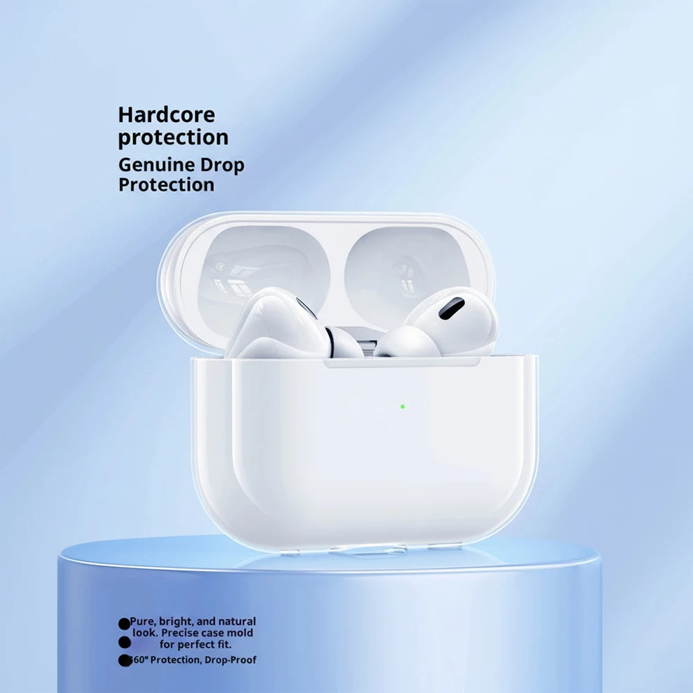 Transparent PC Earphone Case For Airpods Pro 3 Generation 2025 Cases Hard Clear Headphone Cover For Airpods 4 3 Pro 2 2nd Pro2