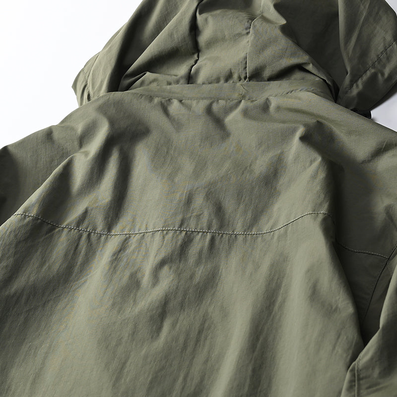 JUMPER Windbreaker Men Tactical Jacket Waterproof Outdoor Hooded Coat Sports Military European Size S-5XL Field Climbing Thin Outwear