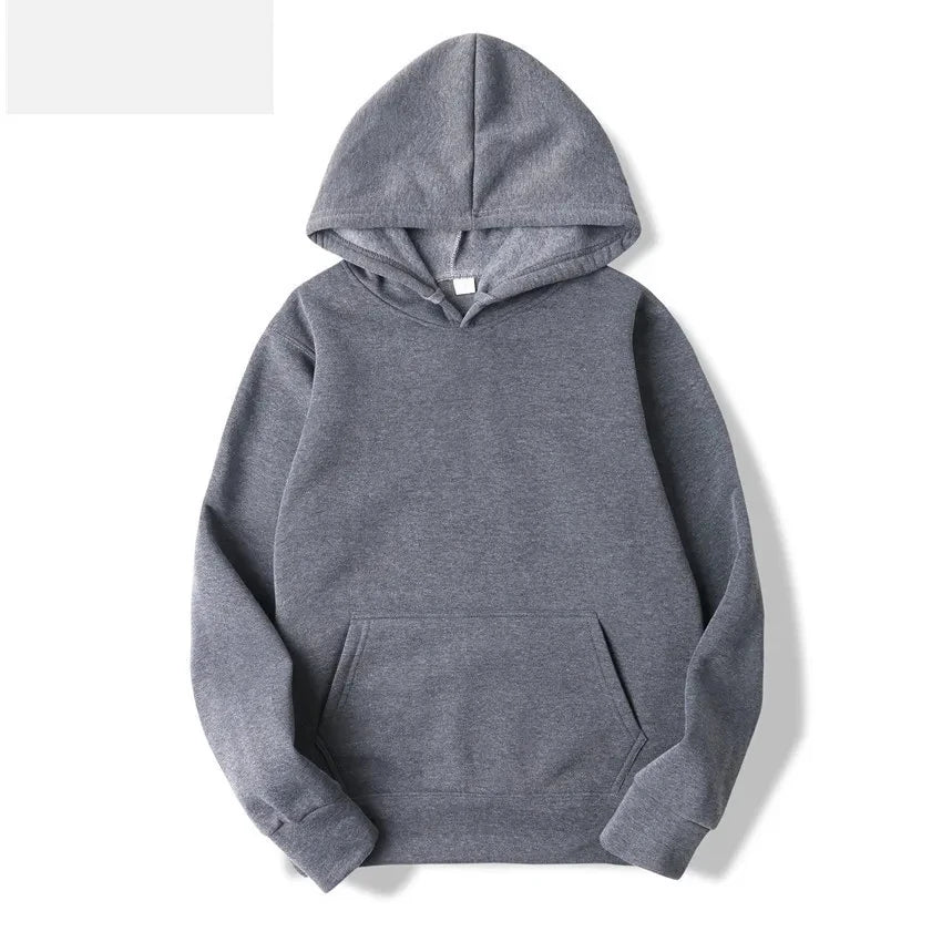 JUMPER Solid Color Men's Hoodie Warm Men's Sportswear Fashion Street Wear Casual Men's Loose Breathable Hoodie Brand Hoodie