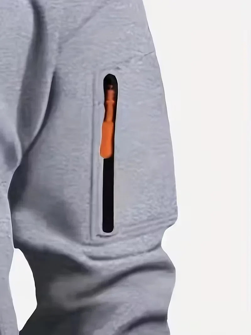 Men's Hooded Outdoor Warm Workwear Casual Sweatshirt  Comfortable Streetwear Fashion Men's Sweatshirt 1/2piecs