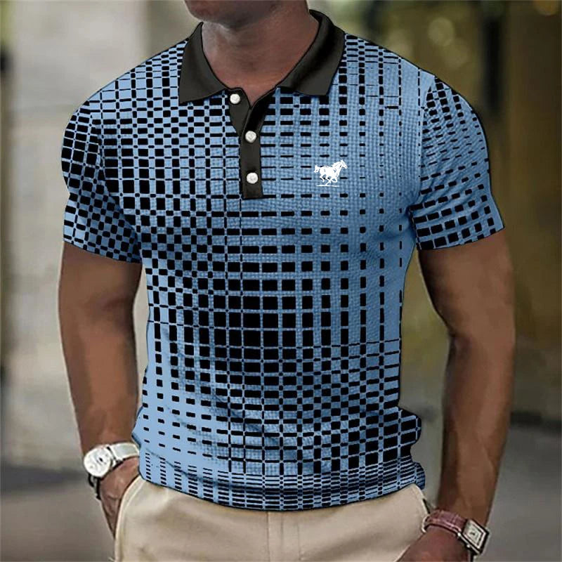 Polo New Trending Men Summer Short Sleeve Fashion Casual Polo Shirt .