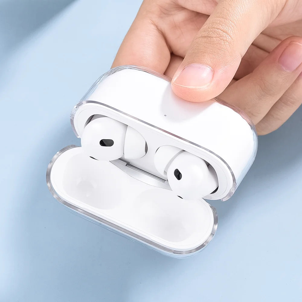 Transparent PC Earphone Case For Airpods Pro 3 Generation 2025 Cases Hard Clear Headphone Cover For Airpods 4 3 Pro 2 2nd Pro2