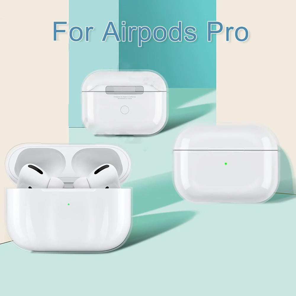 Transparent Earphones Case Hard PC Clear Headphone Cover For Apple Airpods 3 For AirPods Pro 1st 2nd Generation Protective Case