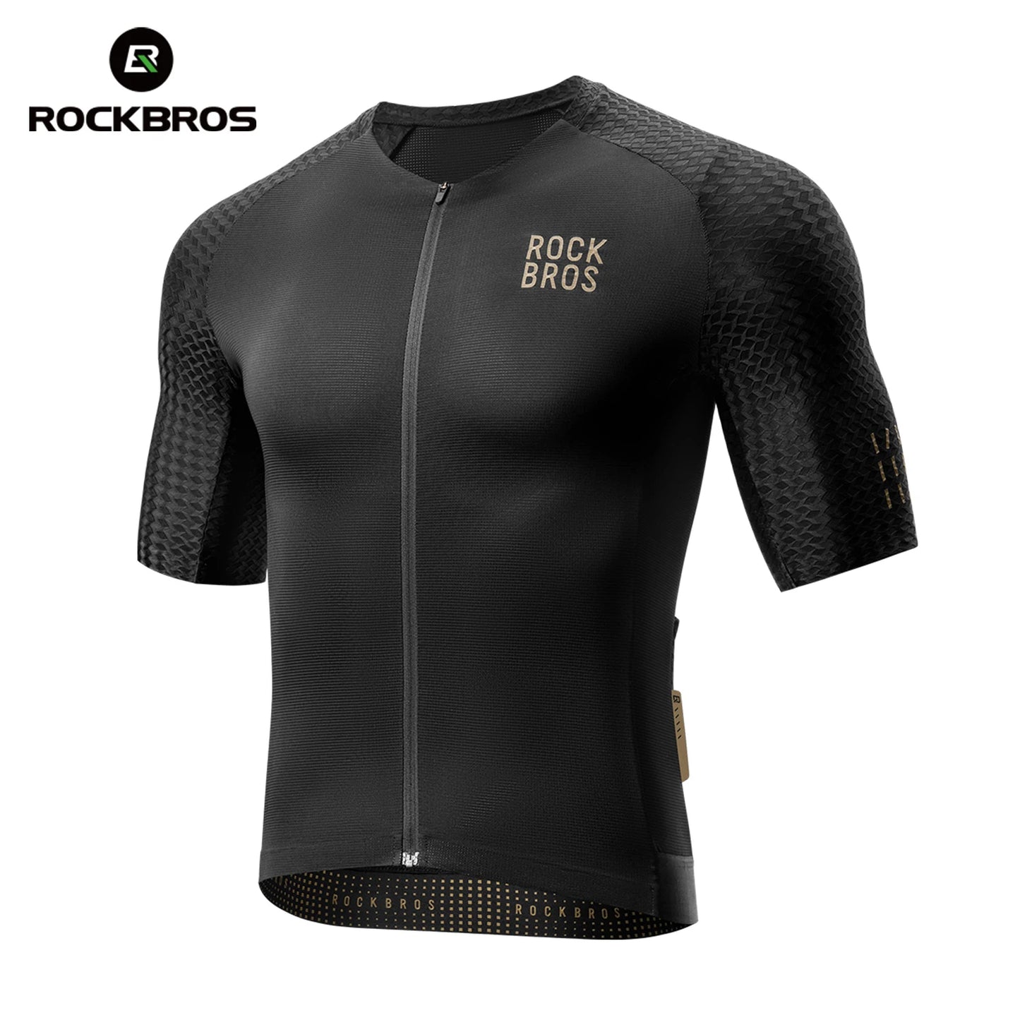 T-shirts Cycling Jersey Short Sleeve Windproof Shirt Bike Sports Shirt Breathable Reflective Summer Shirt with YKK Zipper