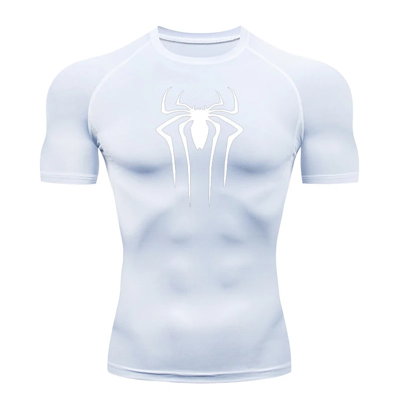 T Shirt Men Short Sleeve Sport Tees Fitness Running Sportsear Men Gym Elastic Quick Dry Jogging T-shirt Tops