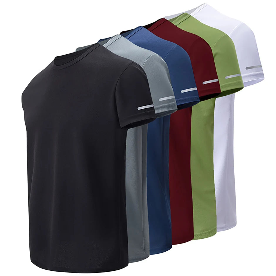 T-shirts  Men's Summer Quick-drying Sports Fashion Printed Short-sleeved Teens Loose and Comfortable Running Fitness Joker T-shirt