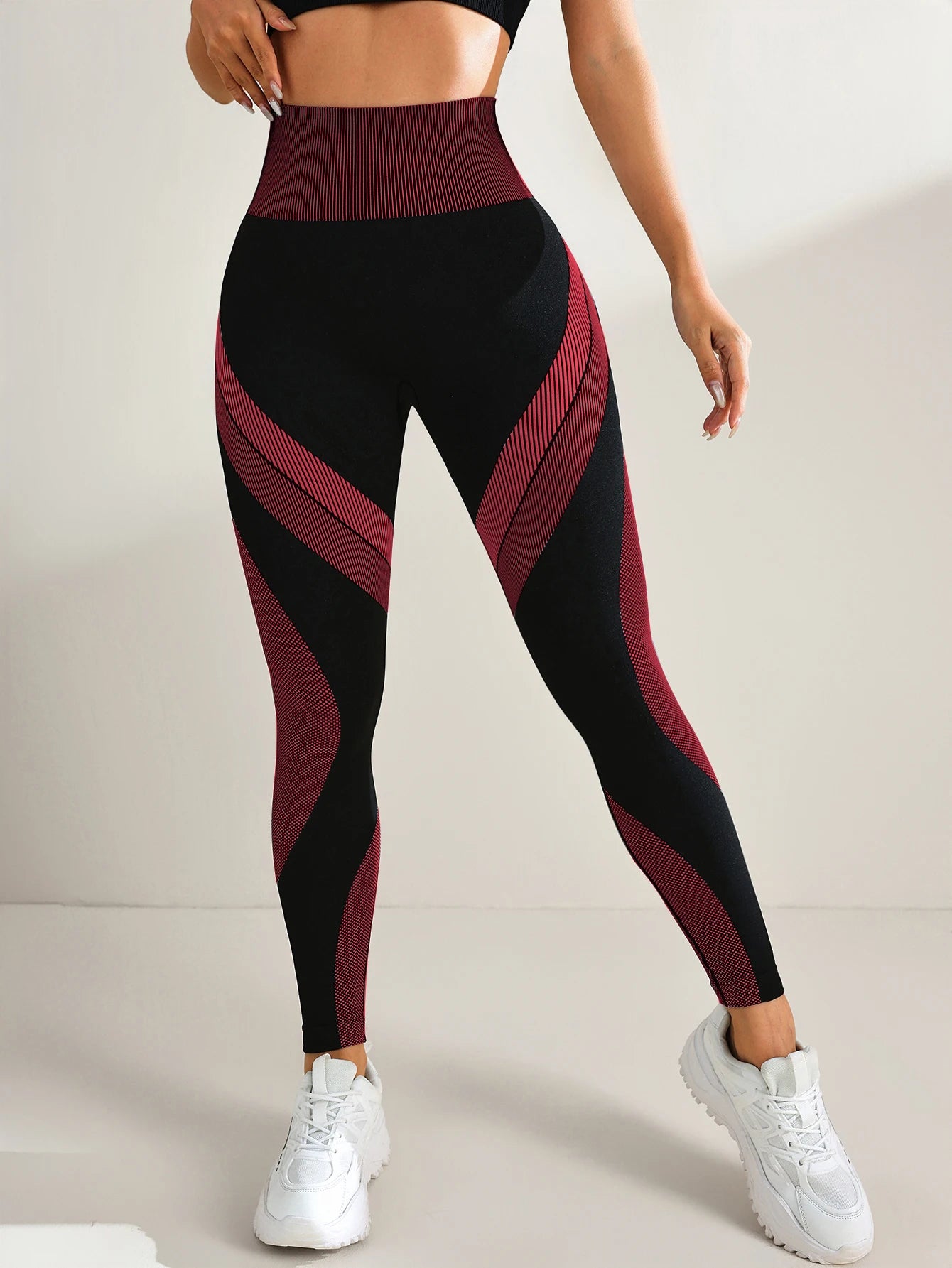 Women's Seamless Yoga Leggings Tummy Control High Waist Soft Stretchy Breathable Scrunch Butt Lifting Gym Workout Pants