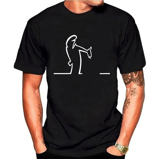 Men Short Sleeve Summer T Shirts For Men Balum La Linea Funny Graphic Tshirt Cotton Comfortable Premium Camisetas